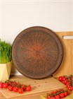 69-155 Блюдо для пиццы (Сервировочное) (Колос) ; высота - 2,5см, ширина - 28см, длина - 28см 69-155-1