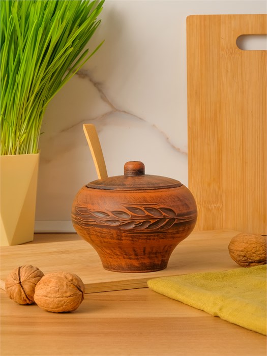 69-133С1 Емкость для специй(Колос) 0,35 л. ; высота - 10см, ширина - 11см, длина - 11см (2) (2) .69-133С