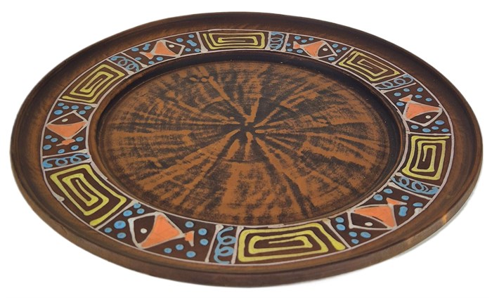 69-624 Тарелка  (Оливия) высота - 2,5см, ширина - 25см, длина - 25см (2) (2) .69-624