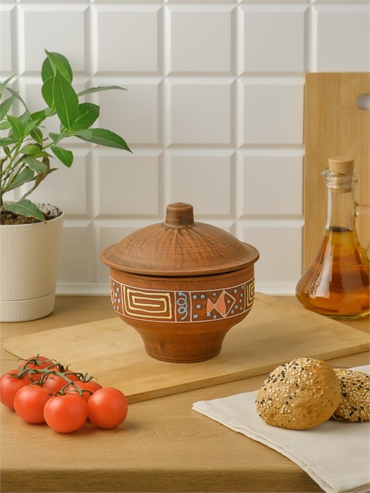 69-649 Кастрюлька "Оливия" 0,9 л. ; высота - 9см, ширина - 14см, длина - 14см .69-649