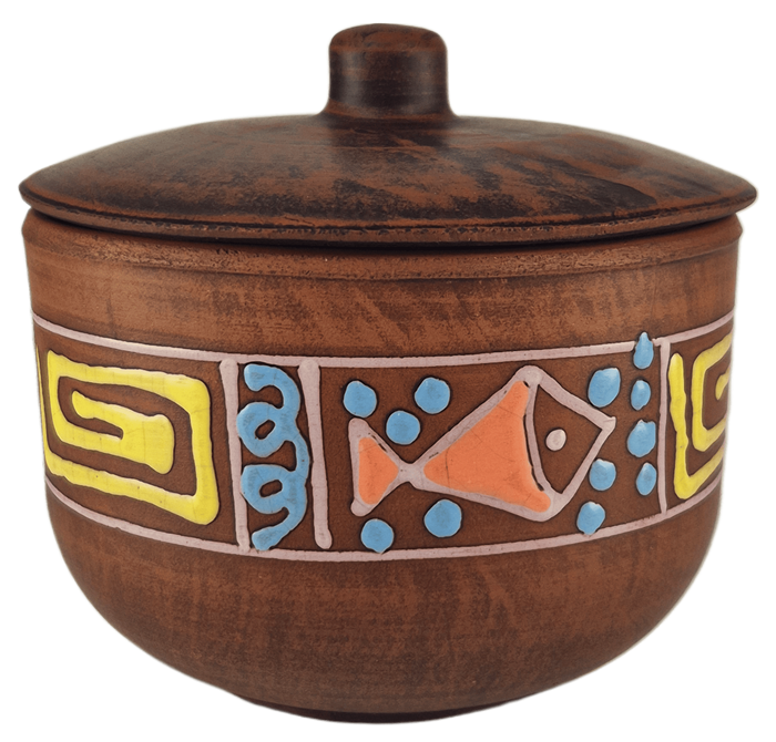 69-650 Горшочек для запекания №1(Оливия) 0,35 л. ; высота - 10см, ширина - 11см, длина - 11см .69-650