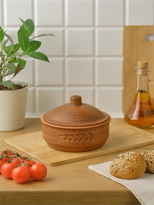 69-167 Форма для запекания (Колос) 0,88 л. ; высота - 12см, ширина - 16см, длина - 16см .69-167