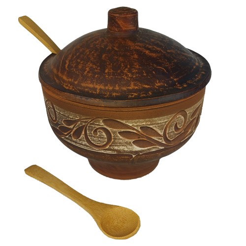 69-349С1 Емкость для специй "Орнамент" 0,9 л. ; высота - 9см, ширина - 14см, длина - 14см .69-349С