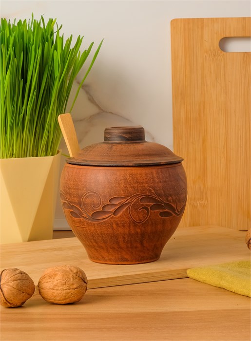 69-231/1С1 Емкость для специй №2 (Вьюнок) 0,55 л. ; высота - 11см, ширина - 12см, длина - 12см (2) (2) .69-231/1С