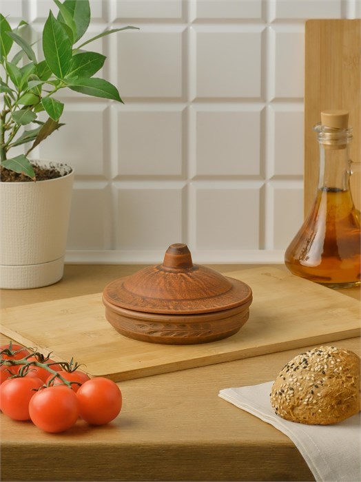 69-166 Форма для запекания / Кокотница (Колос) 0,22л. ; высота - 8см, ширина - 13см, длина - 13см .69-166