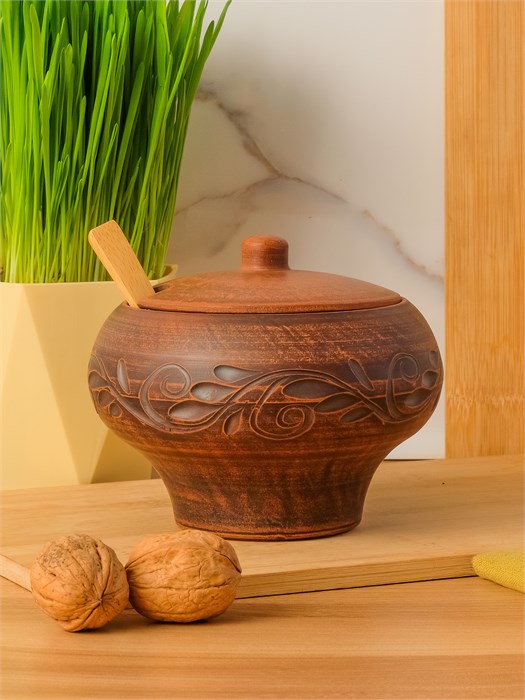 69-232С1 Емкость для специй №1 (Вьюнок) 0,6 л. ; высота - 13см, ширина - 14см, длина - 14см (2) (2) .69-232С1