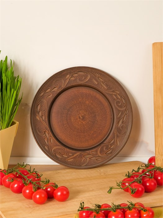 69-225 Тарелка  (Вьюнок) высота - 2см, ширина - 19см, длина - 19см (2) .69-225