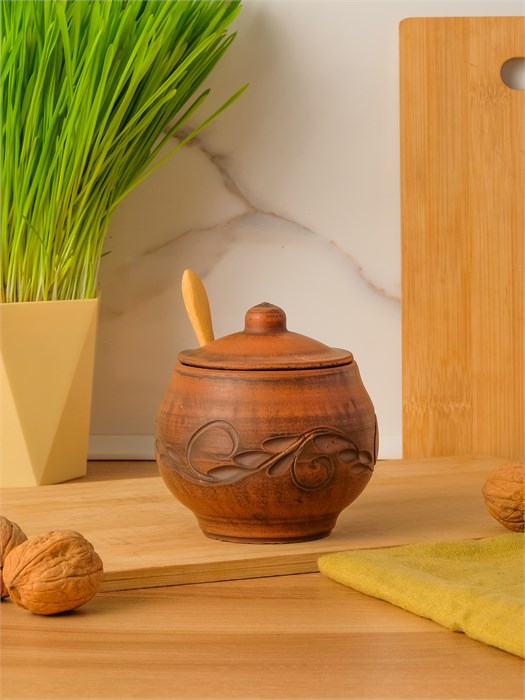 69-234С2 Емкость для специй (Вьюнок) 0,3 л. ; высота - 11см, ширина - 10см, длина - 10см (2) (2) .69-234С