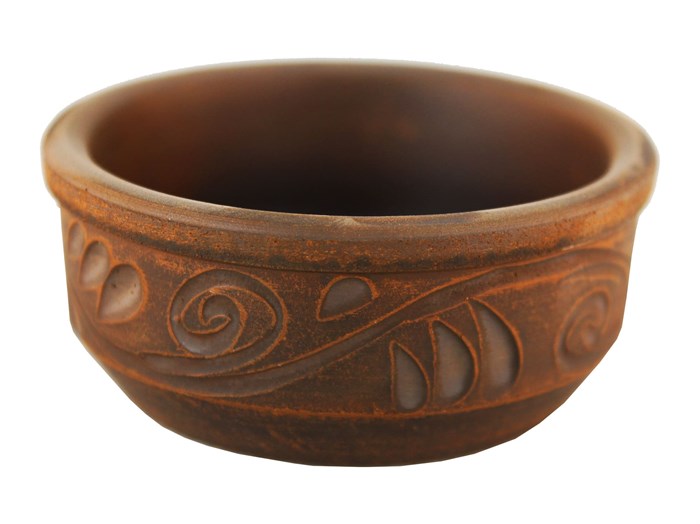 69-257 Кокотница для жюльена (Жульенница) (Вьюнок) 0,1 л. ; высота - 3.5см, ширина - 8см, длина - 8см .69-257