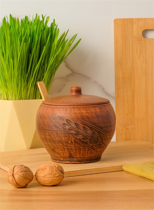 69-130С1 Емкость для специй №1 (Колос) 0,7 л. ; высота - 13см, ширина - 13см, длина - 13см (2) (2) .69-130С