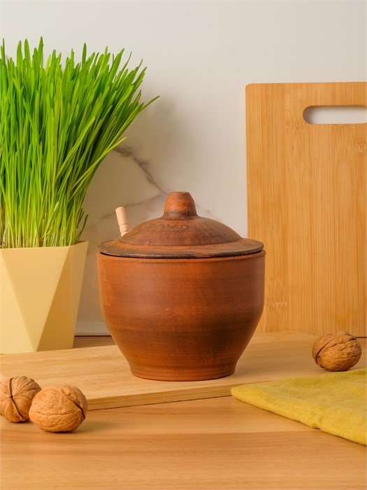 69-060М1 Емкость для меда 0,85 л. ; высота - 14см, ширина - 13см, длина - 13см .69-060М