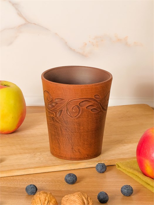 69_221.Ш Стакан (Вьюнок) 0,4 л. ; высота - 11см, ширина - 10см, длина - 10см (2) 69_221.Ш