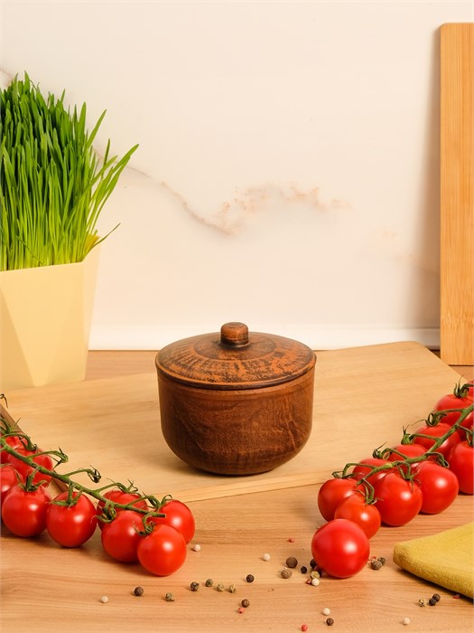 69-050 Горшочек для запекания №1(Гладь) 0,35 л. ; высота - 10см, ширина - 11см, длина - 11см (2) .69-050