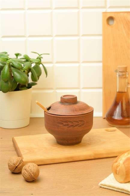 69-129/1С1 Емкость для специй  (Колос) 0,4 л. ; высота - 11см, ширина - 11см, длина - 11см .69-129/1С