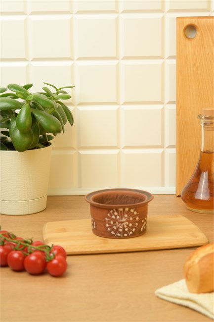 69_403.Ш Кокотница для жульена (Одуванчик Б)  1шт 0,2л высота-5см, ширина - 10см, длина - 10см 69_403.Ш