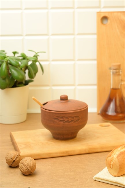 69-129С1 Емкость для специй  (Колос) 0,4 л. ; высота - 10см, ширина - 11см, длина - 11см .69-129С