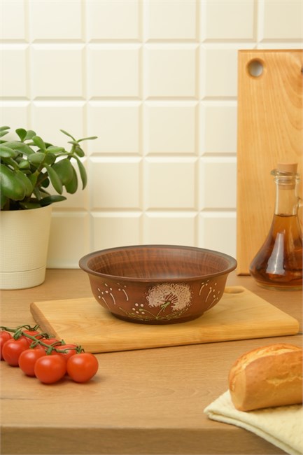 69_642.Ш Тарелка глубокая (Оливия) 1шт 0,7л высота-6см, ширина - 18см, длина - 18см 69_642.Ш