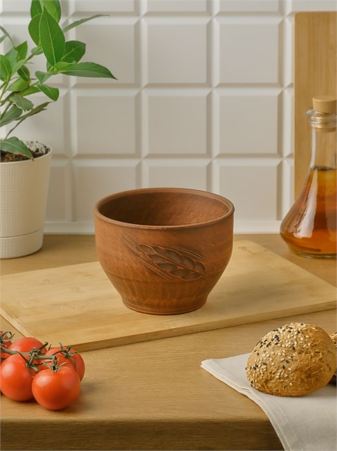 69_118.Ш Салатник (Колос) 0,85 л. ; высота - 10см, ширина - 13см, длина - 13см (2) 69_118.Ш