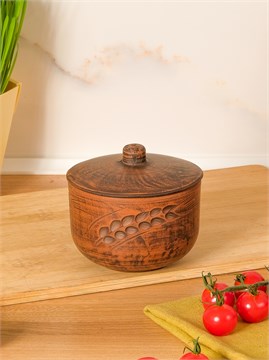 69-150 Горшочек для запекания  (Колос) 0,35 л. ; высота - 10см, ширина - 11см, длина - 11см 69-150