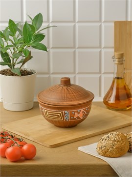 69-626 Кокотница большая (Оливия) 0,7 л. ; высота - 14см, ширина - 15см, длина - 15см 69-626