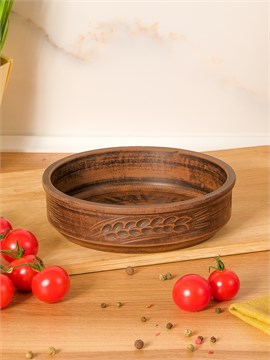 69_158.Ш Жаровня (Кеци) (Колос) 0,65 л. ; высота - 4см, ширина - 15см, длина - 15см (2) 69_158.Ш