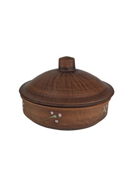 69-559 Жаровня с крышкой (Одуванчик З) 0,45 л. ; высота -9,5см, ширина - 15см, длина - 15см 69-559