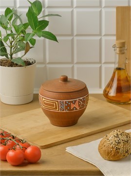 69-631 Горшок для жаркого (Оливия) 0,55 л. ; высота - 10см, ширина - 12см, длина - 12см 69-631