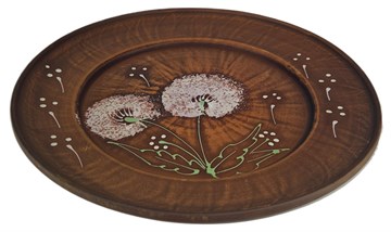 69-524 Тарелка  (Одуванчик З) высота - 2,5см, ширина - 25см, длина - 25см (2) 69-524