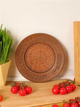 69-125 Тарелка  (Колос) высота - 2см, ширина - 19см, длина - 19см (2) 69-125