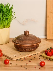 69-127 Блюдо для запекания/кокотница  (Колос) 0,55 л. ; высота - 11см, ширина - 16см, длина - 16см (2) .69-127