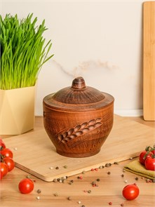 69-160 Форма для запекания (Колос) 0,85 л. ; высота - 14см, ширина - 13см, длина - 13см .69-160