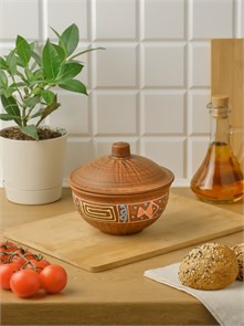 69-626 Кокотница большая (Оливия) 0,7 л. ; высота - 14см, ширина - 15см, длина - 15см .69-626