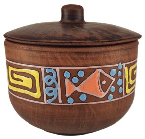 69-650 Горшочек для запекания №1(Оливия) 0,35 л. ; высота - 10см, ширина - 11см, длина - 11см .69-650