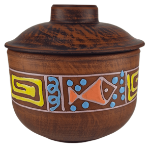 69-650/1 Горшочек для запекания №2 (Оливия) 0,35 л. ; высота - 10см, ширина - 11см, длина - 11см .69-650/1