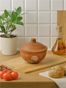 69-526 Кокотница большая (Одуванчик З) 0,7 л. ; высота - 14см, ширина - 15см, длина - 15см .69-526