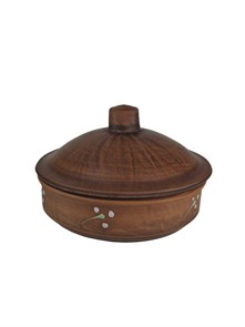 69-559 Жаровня с крышкой (Одуванчик З) 0,45 л. ; высота -9,5см, ширина - 15см, длина - 15см .69-559