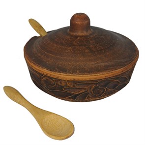 69-236С2 Емкость для специй (Вьюнок) 0,25 л. ; высота - 8см, ширина - 12см, длина - 12см (2) (2) .69-236С