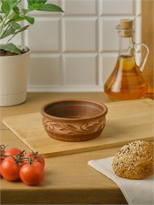 69-362 Форма для запекания (Орнамент) 0,31 л. ; высота - 4,5см, ширина - 12см, длина - 12см .69-362