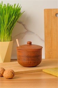 69-050М1 Емкость для Меда №1(Гладь) 0,35 л. ; высота - 10см, ширина - 11см, длина - 11см (2) (2) (2) .69-050М