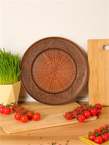 69-224 Тарелка  (Вьюнок) высота - 2,5см, ширина - 25см, длина - 25см (2) .69-224