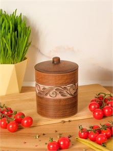 69-305 Форма для запекания (Орнамент) 0,7 л. ; высота - 15см, ширина - 11см, длина - 11см .69-305