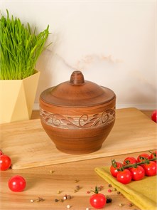 69-360 Форма для запекания (Орнамент) 0,85 л. ; высота - 14см, ширина - 13см, длина - 13см .69-360