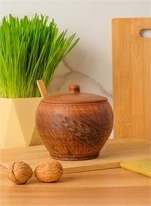 69-130С1 Емкость для специй №1 (Колос) 0,7 л. ; высота - 13см, ширина - 13см, длина - 13см (2) (2) .69-130С