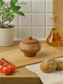 69-633 Чугунок/Горшок для жаркого(малый)/для специй (Оливия) 0,35 л. ; высота - 10см, ширина - 11см, длина - 11см .69-633