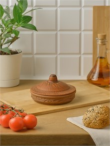 69-266 Форма для запекания / Кокотница (Вьюнок) 0,22 л. ; высота - 8см, ширина - 13см, длина - 13см .69-266