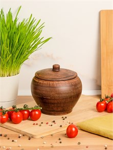 69-030 Горшок для жаркого (Гладь) 0,7 л. ; высота - 13см, ширина - 13см, длина - 13см .69-030