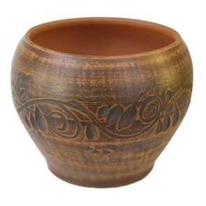 69-230Б Супница (Вьюнок)  0,7л высота-9см, ширина - 13см, длина - 13см (2) .69-230Б