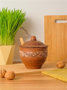 69-328С1 Емкость для специй (Орнамент) 0,6 л. ; высота - 13см, ширина - 12см, длина - 12см .69-328С