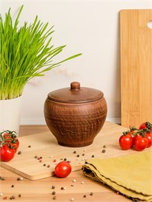 69-031 Горшок для жаркого (Гладь) 0,55 л. ; высота - 10см, ширина - 12см, длина - 12см .69-031