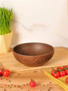 69_253.Ш Миска для Борща (салатник) (Вьюнок) 0,8 л. ; высота - 5,5см, ширина - 17,5см, длина - 17,5см (2) 69_253.Ш